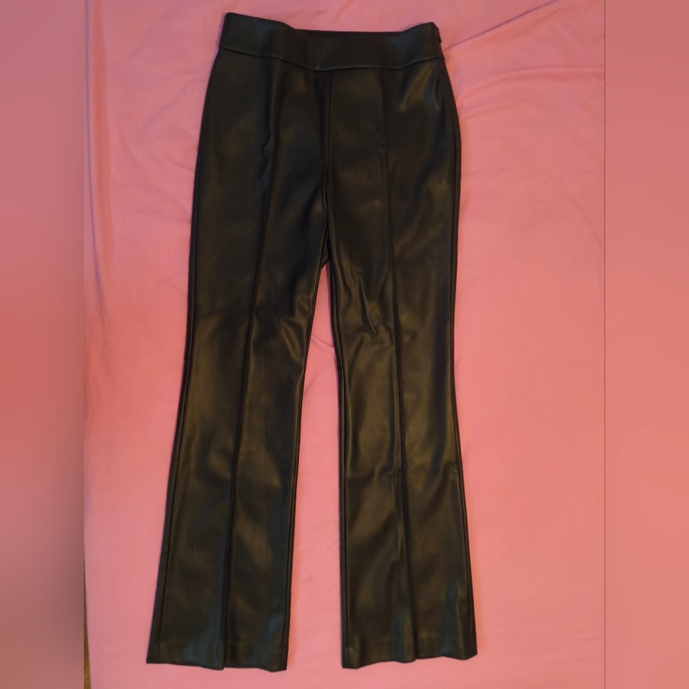 Elie Tahari Leather Trousers